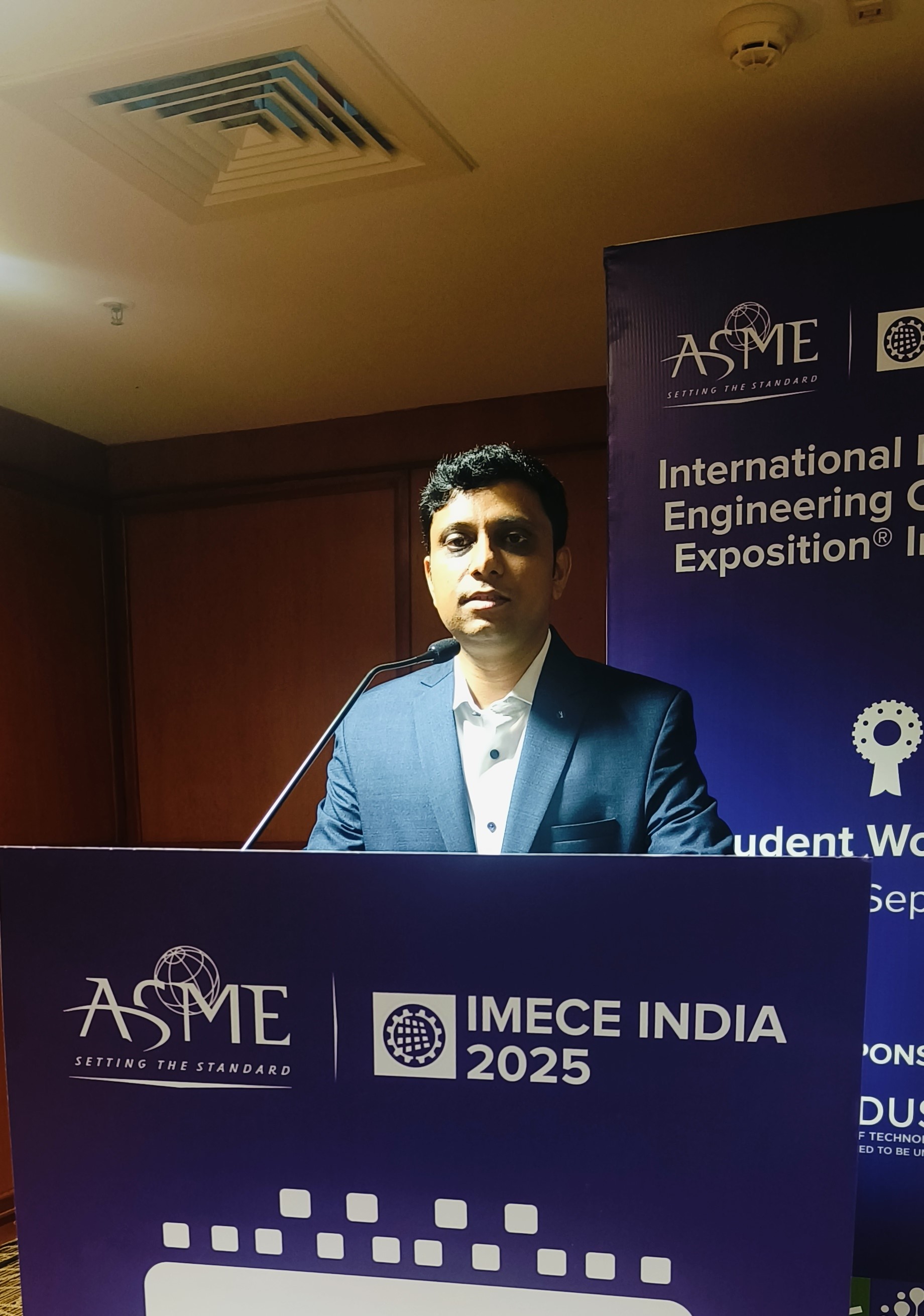 Express Engineering trainer presenting at ASME IMECE India 2025